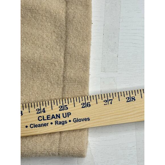 Vince Wool Blend Wide Leg Pants Cropped Oatmeal Beige Cozy Comfy Stretch… - Picture 13 of 13